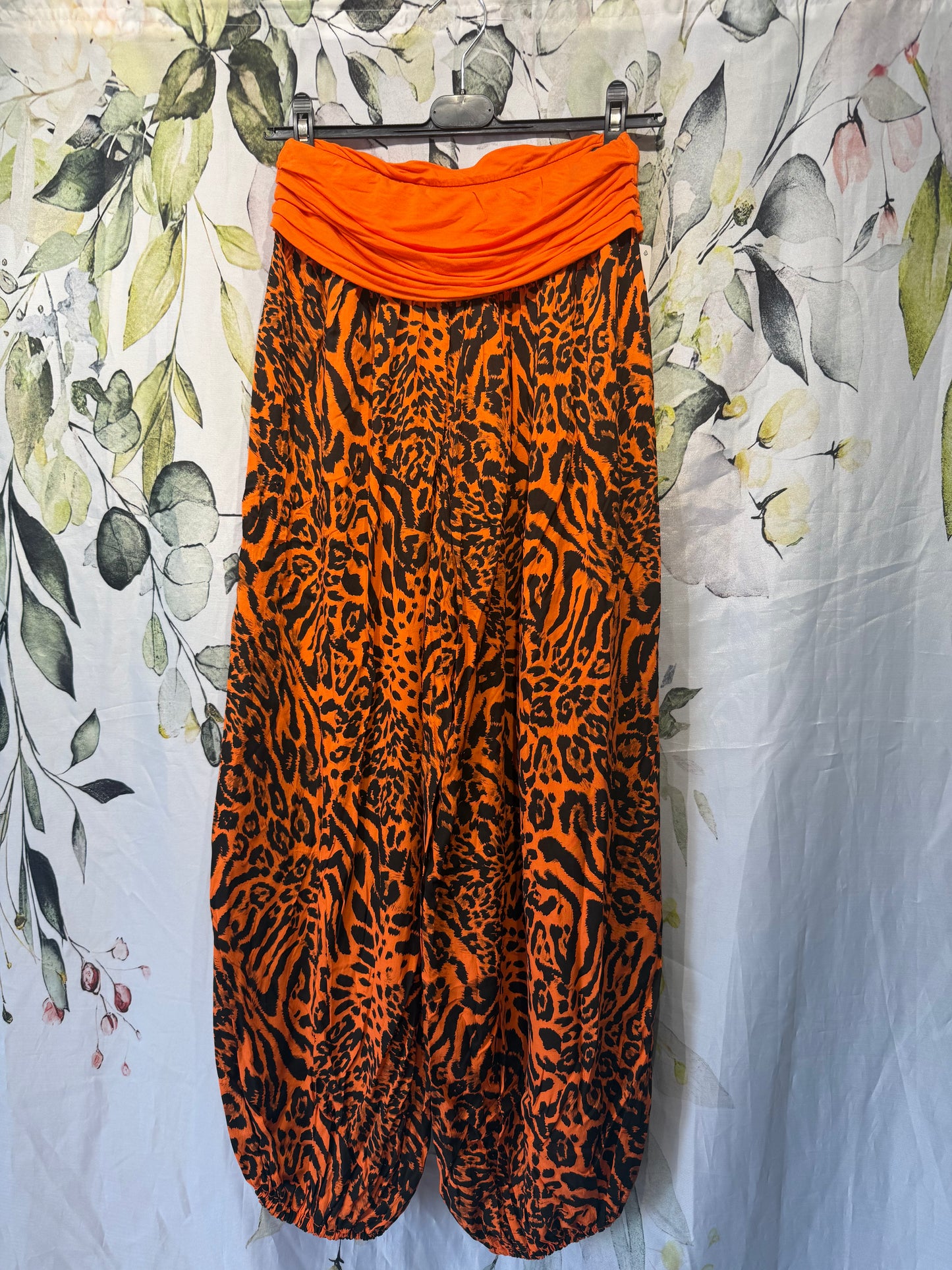 Animal Print Harem Pants