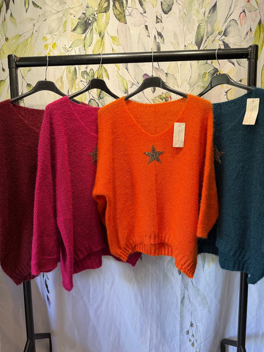 Fluffy Shimmer Knit