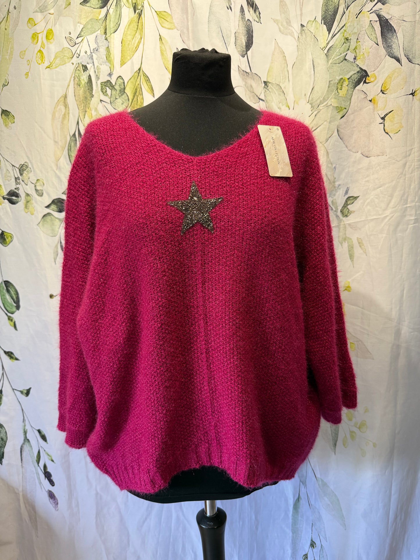 Fluffy Shimmer Knit