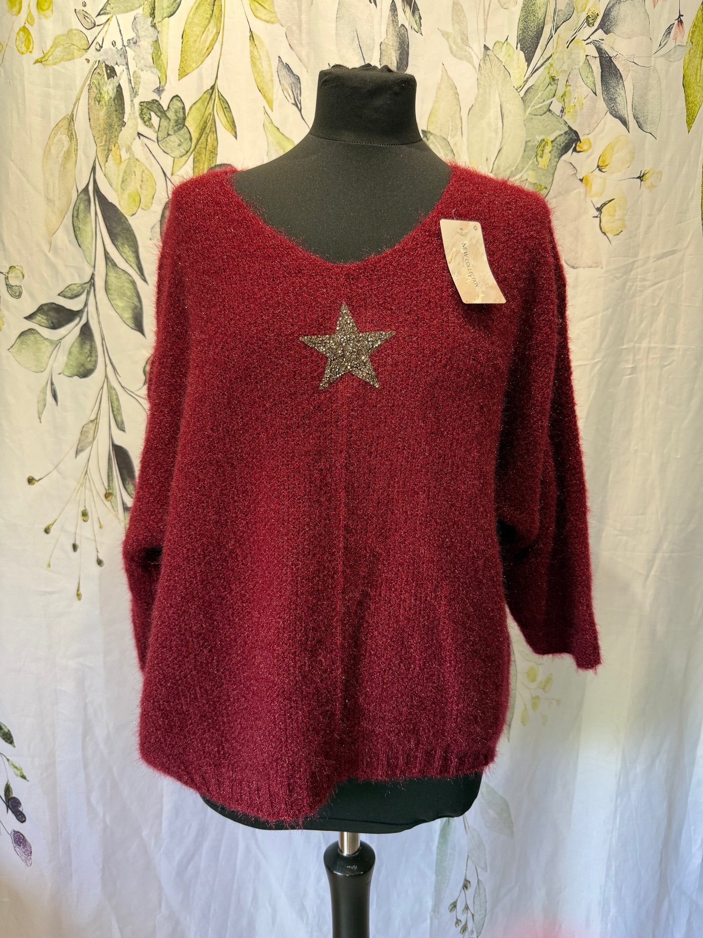 Fluffy Shimmer Knit