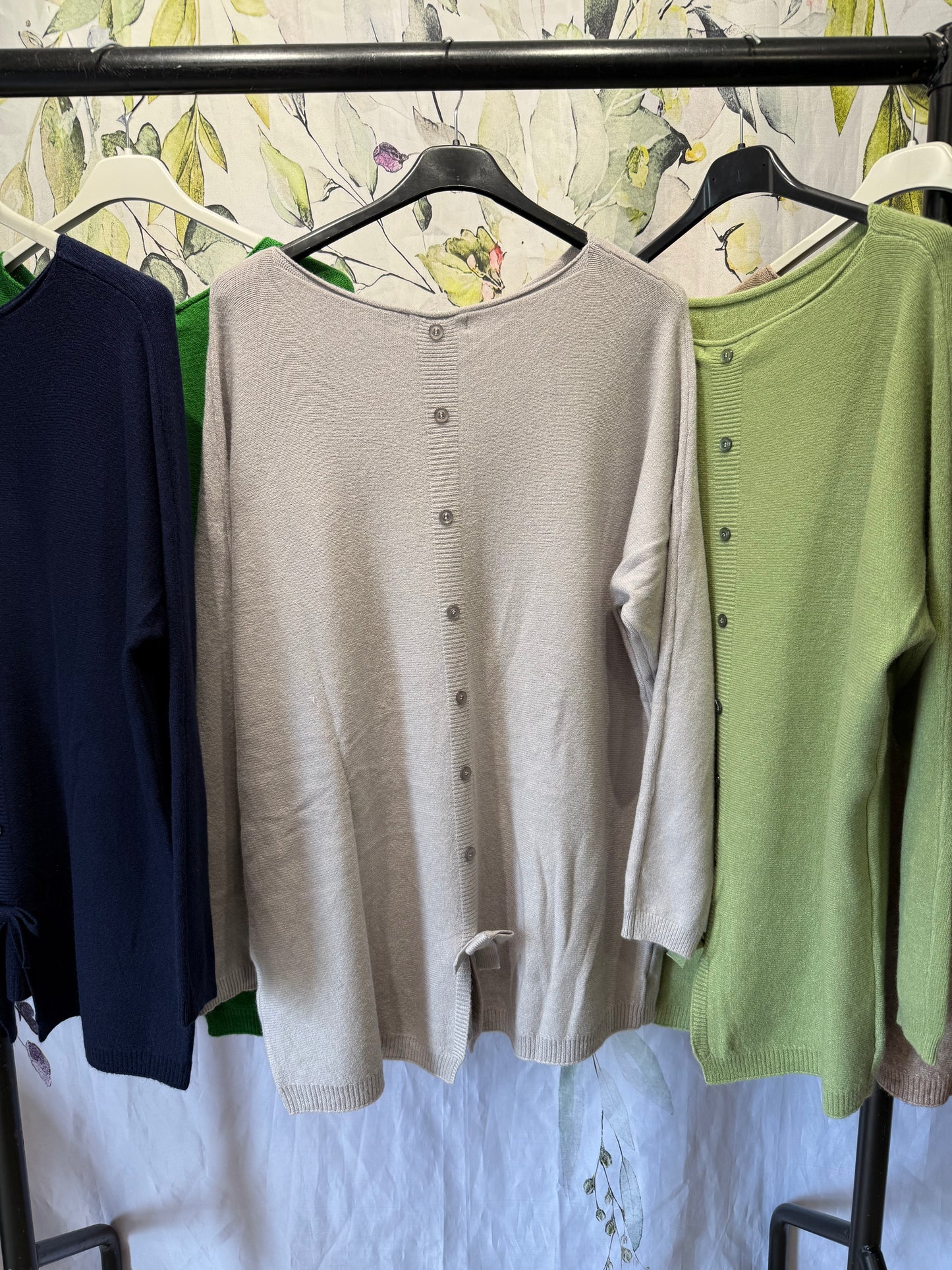Button Back Knit