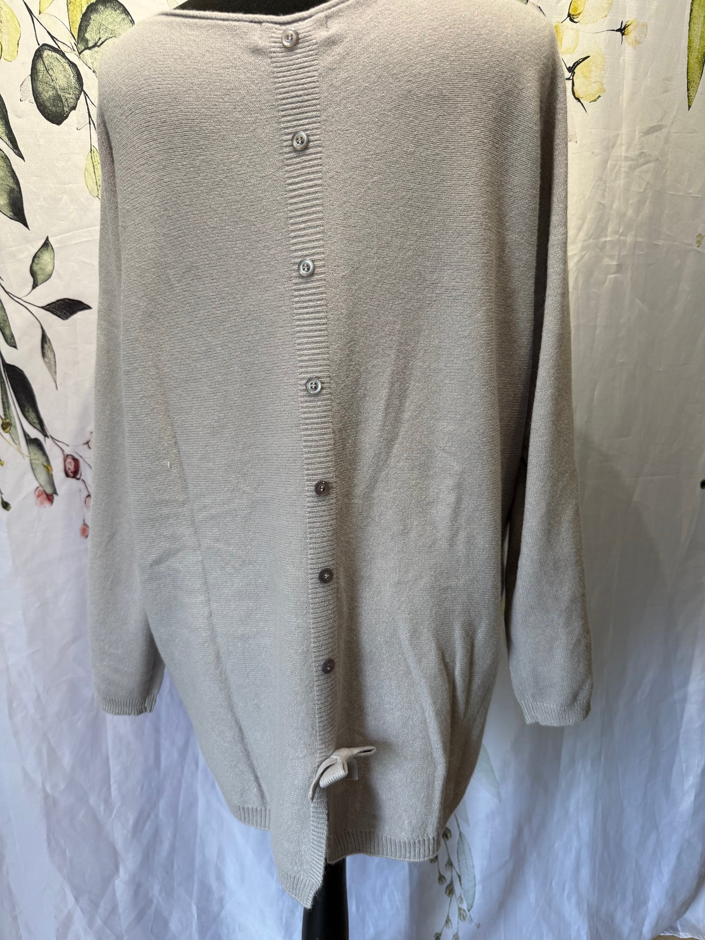 Button Back Knit