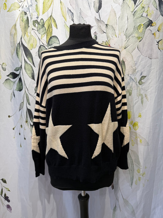 Stripe Star Knit