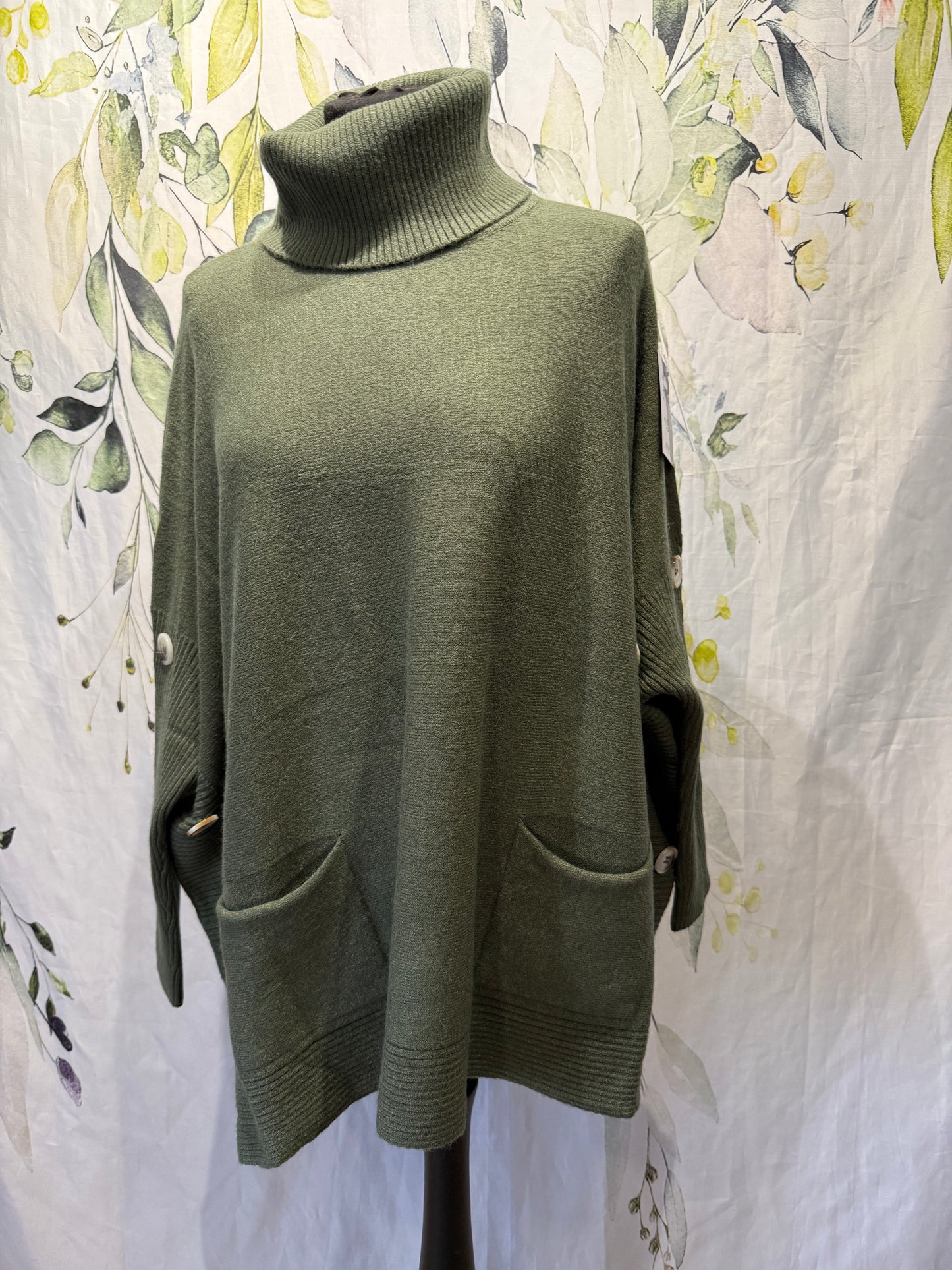 Oversized Roll Neck Knit