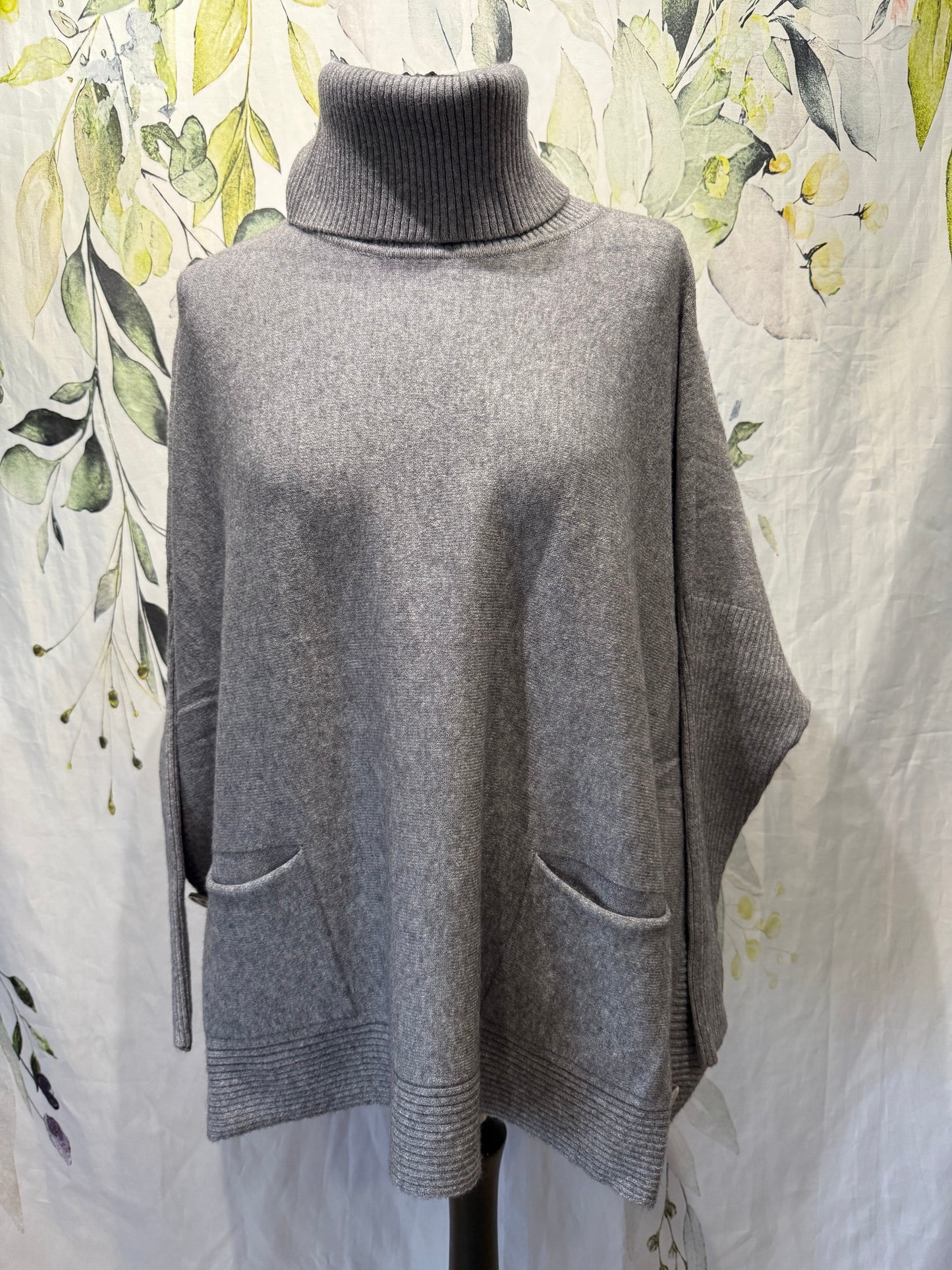 Oversized Roll Neck Knit