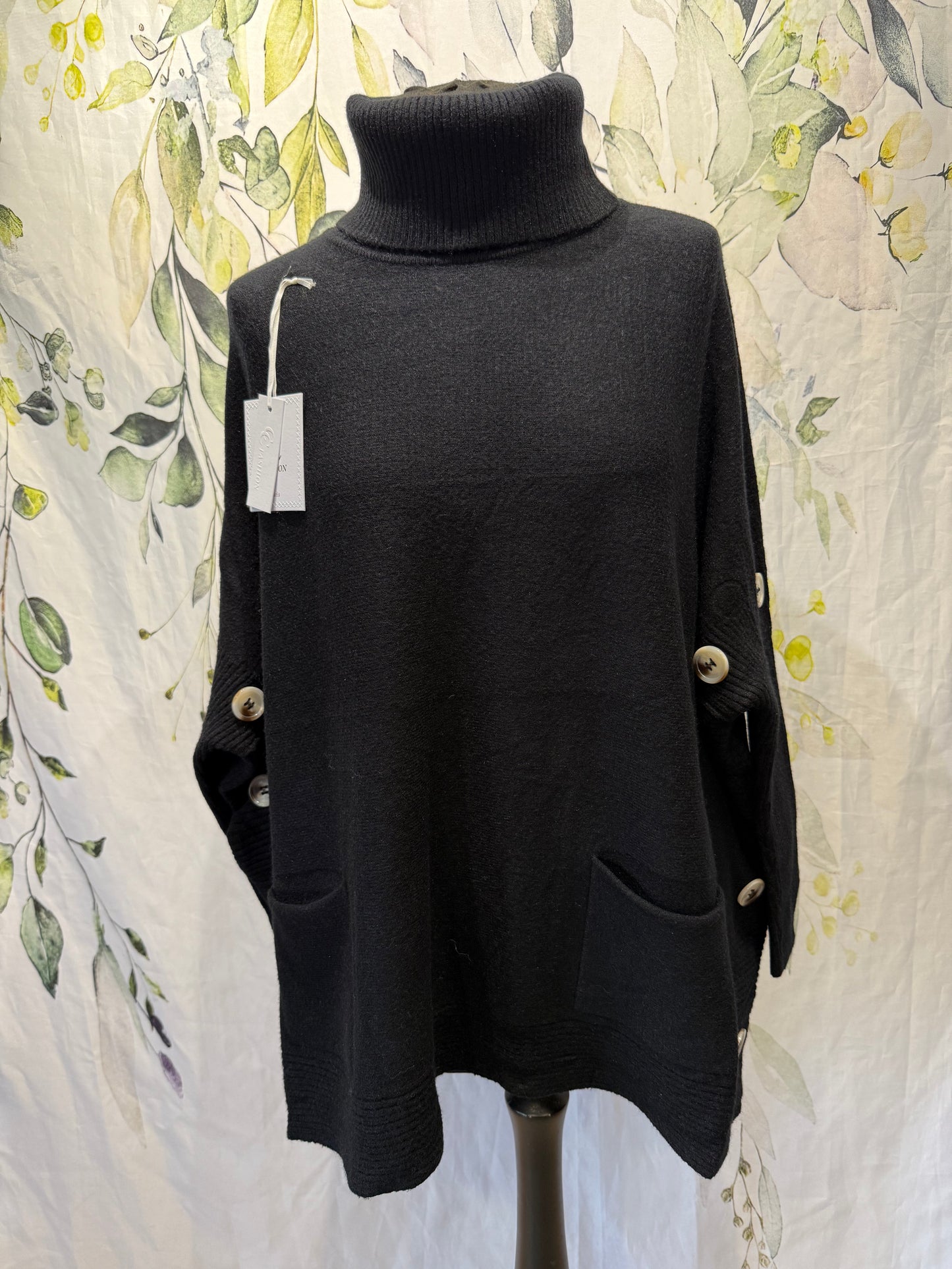 Oversized Roll Neck Knit