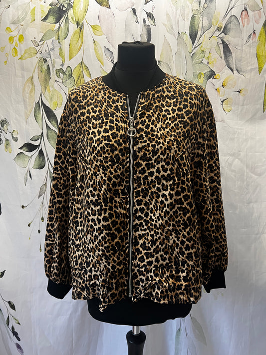 Leopard print Bomber Jacket
