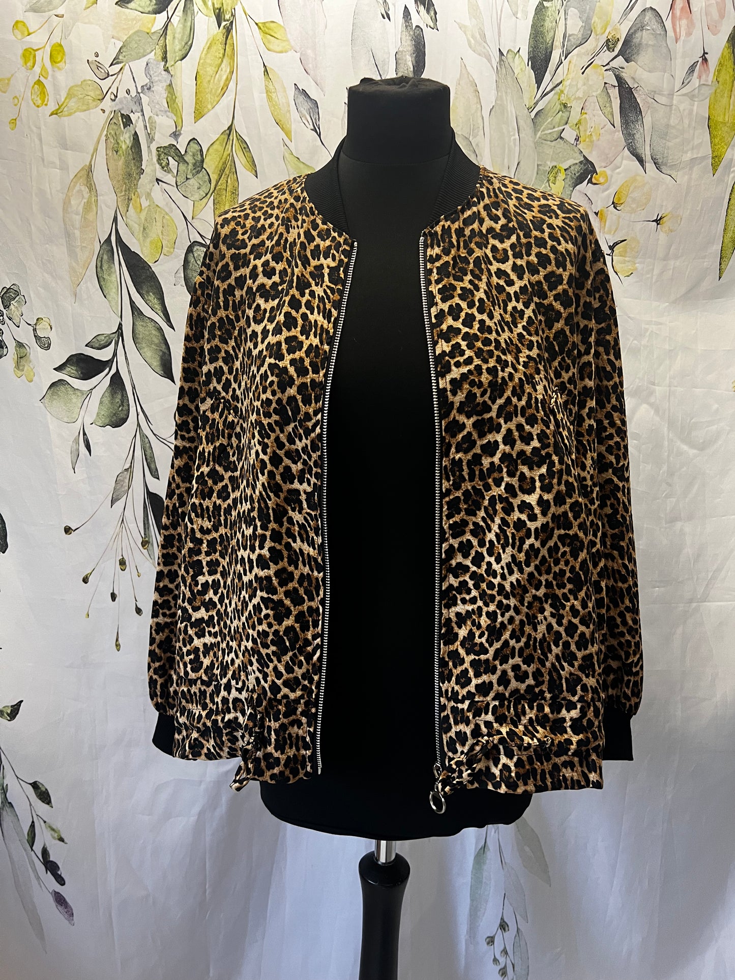 Leopard print Bomber Jacket