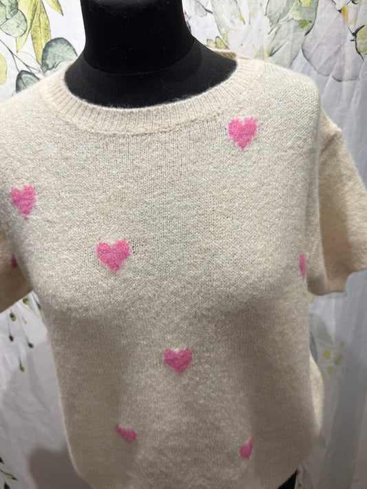 Heart Detail Knit
