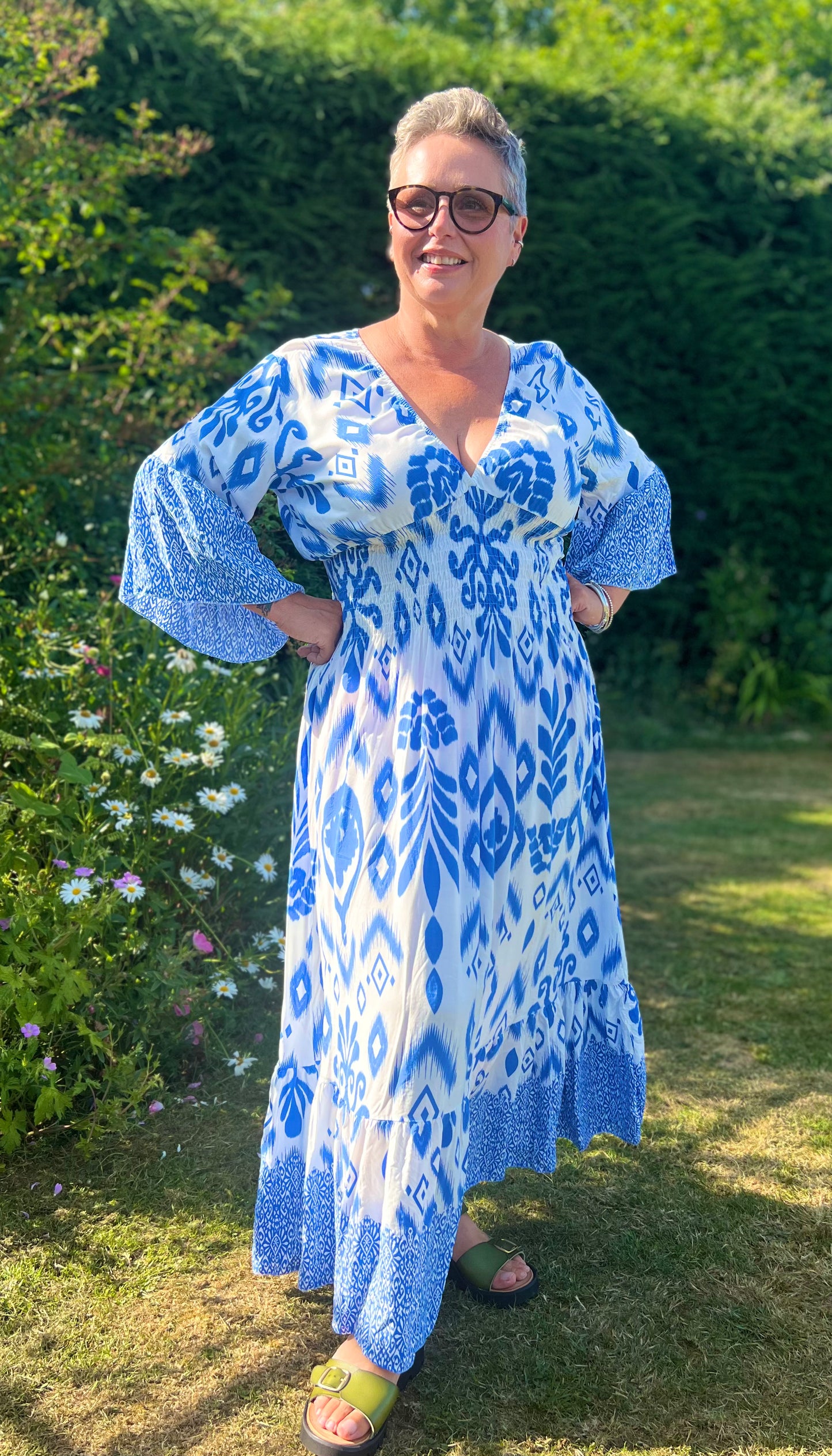 Aztec Maxi Dress The Funky Hen Secret Boutique