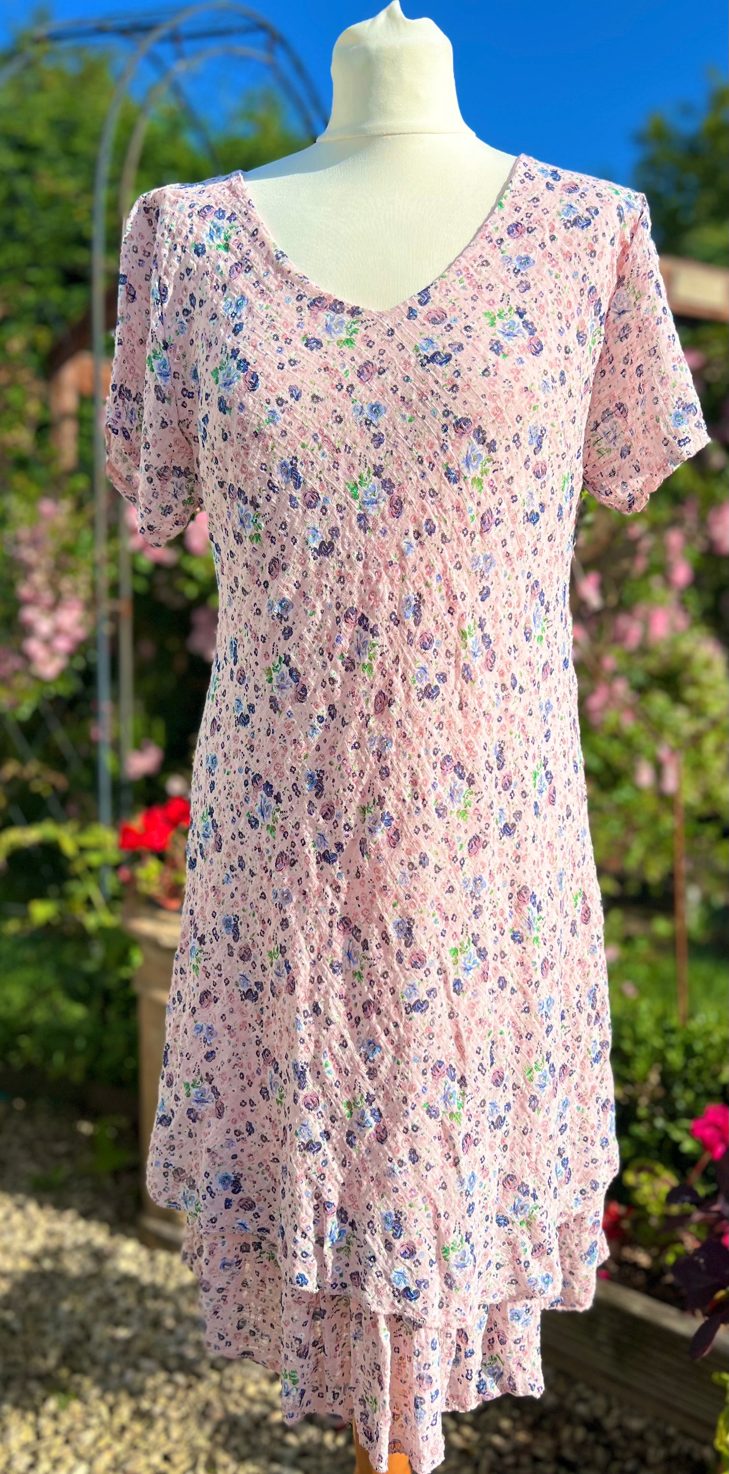 Layered Cotton Dress