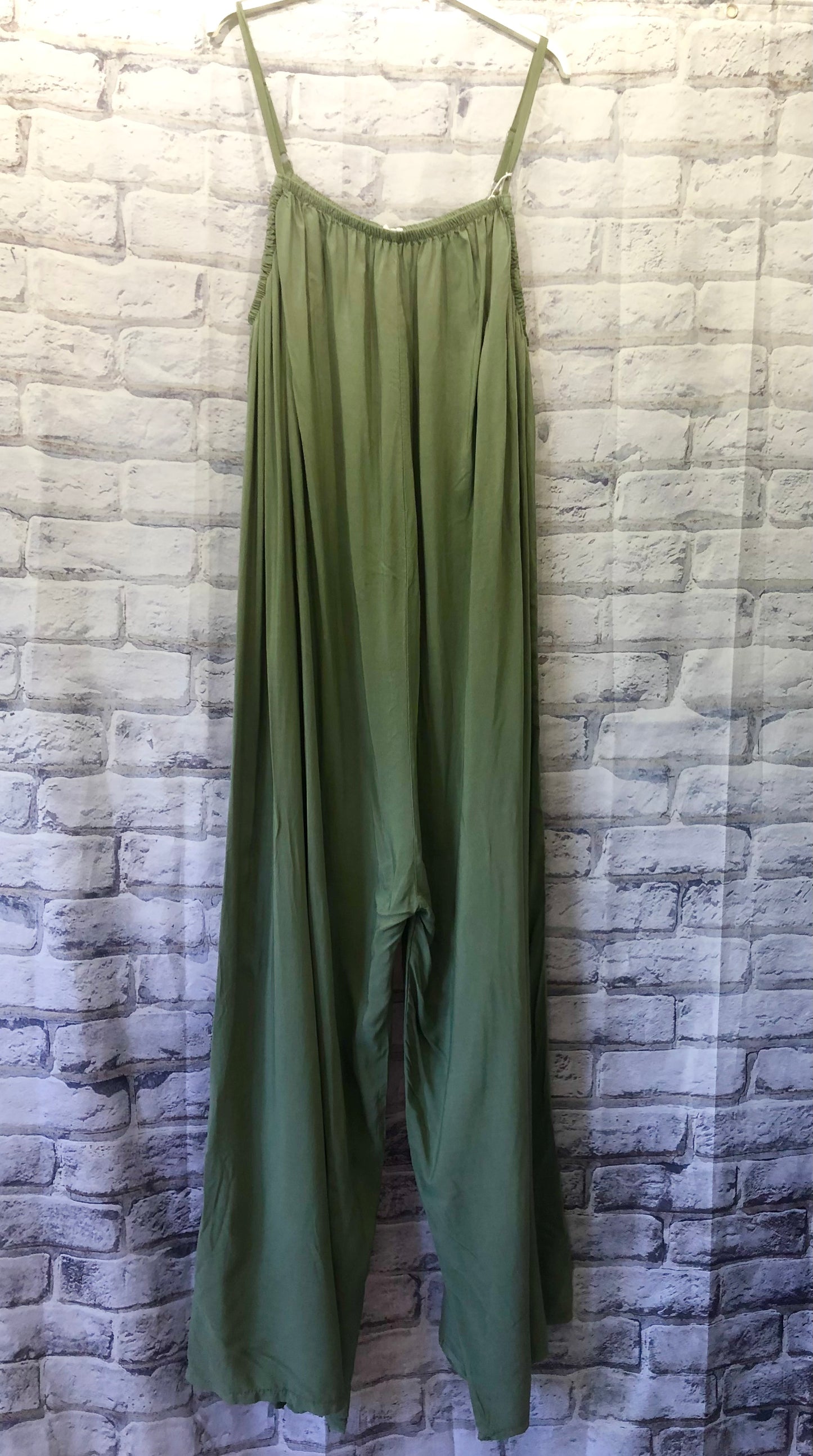 Full Length Wide Leg Jumpsuit