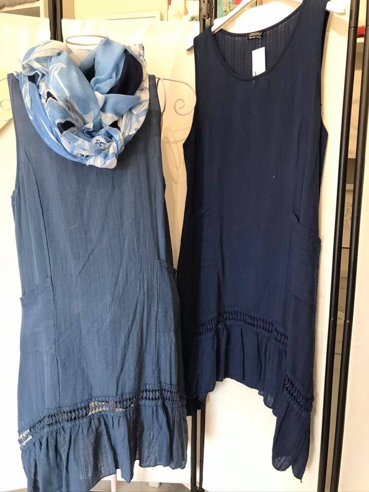 Linen/Cotton Blend Dress
