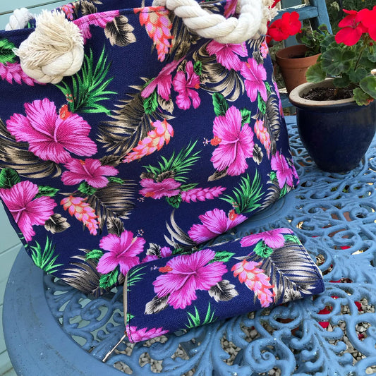 Rope Handle Beach Bag