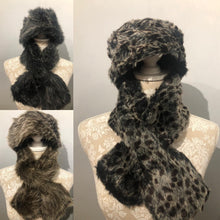 Load image into Gallery viewer, Faux Fur Hat and Scarf Set
