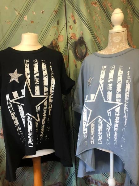 Stars And Stripes Short Sleeved Sweat