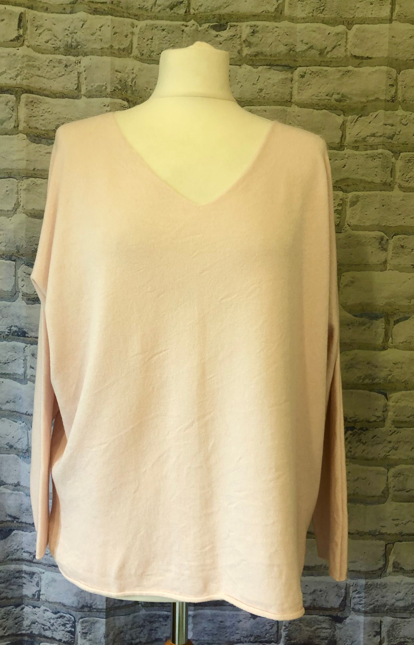 Cashmere Mix V Neck
