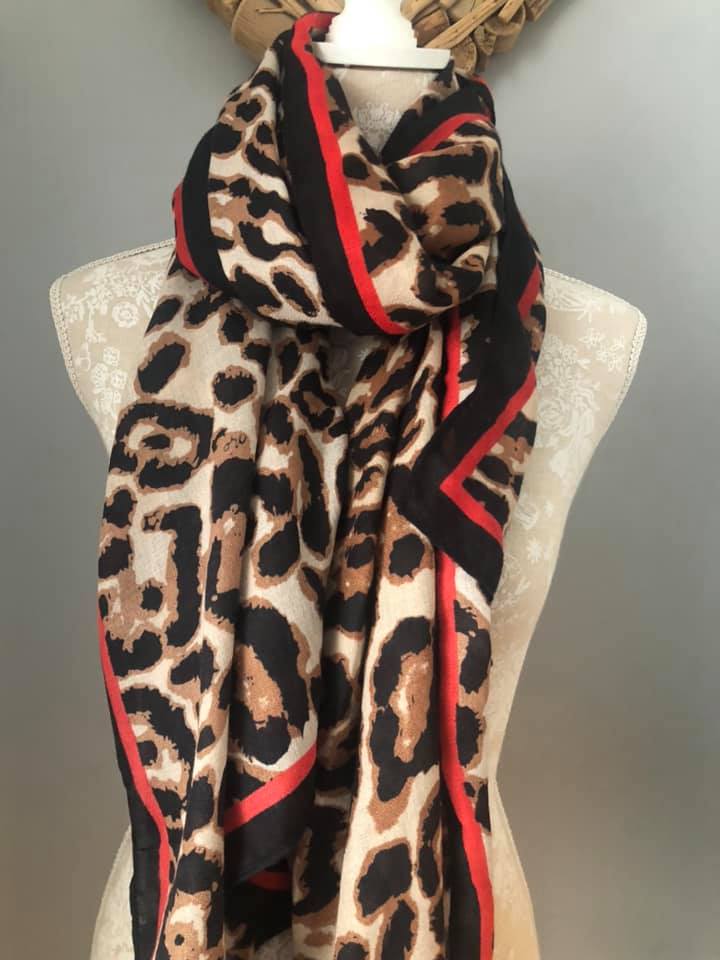 Leopard Print Scarf