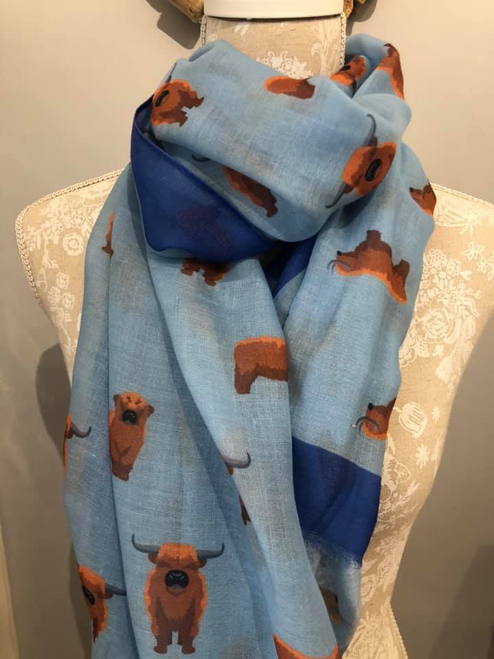 Highland Cow Scarf