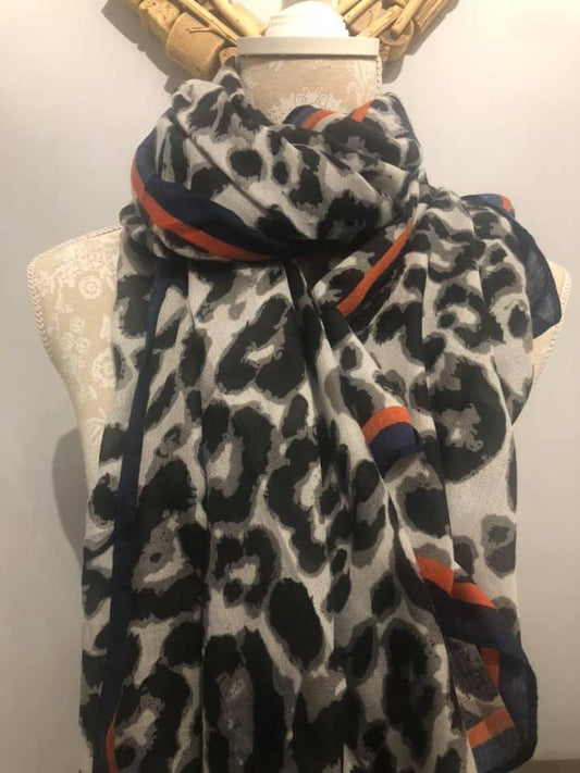 Leopard Print Scarf