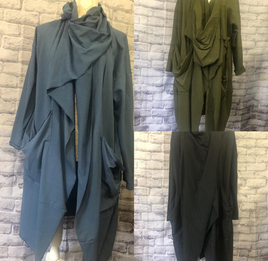 Jersey Wrap Coatigan