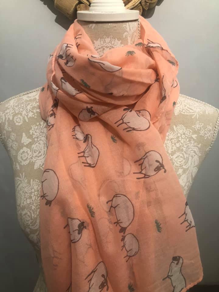 Sheep Print Scarf