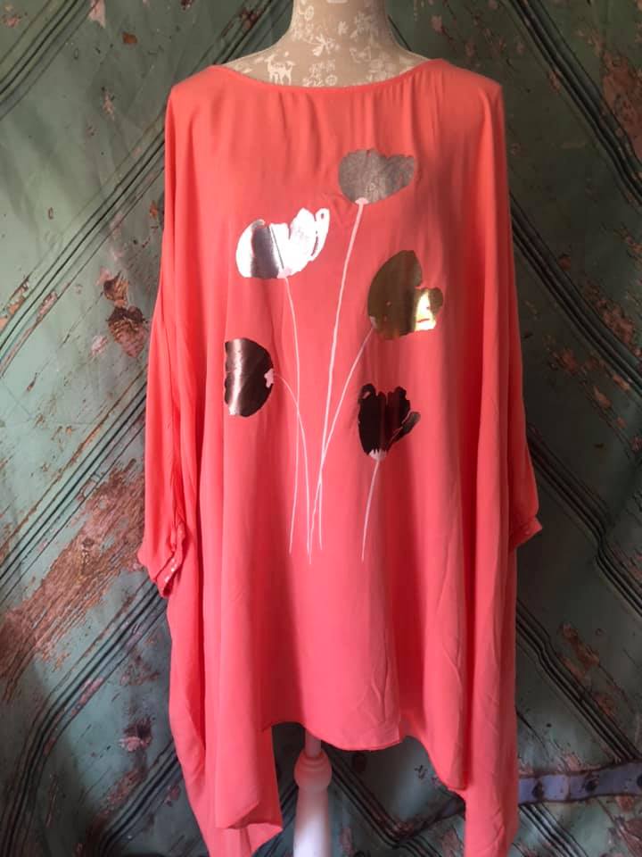 Oversized Draped Top