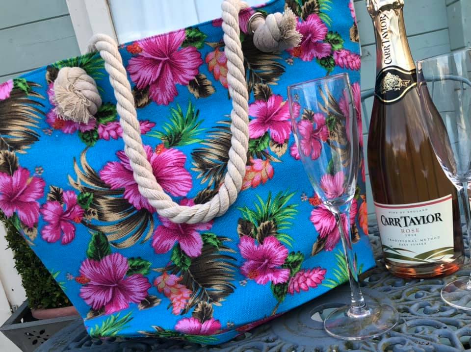 Rope Handle Beach Bag