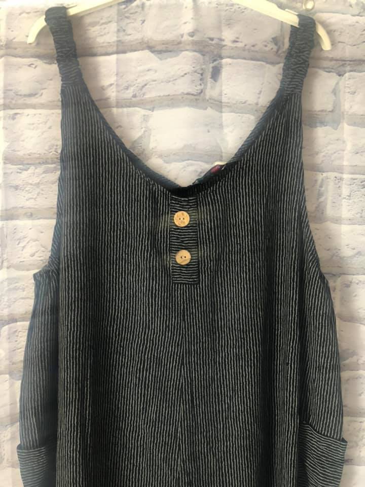 Striped Dungarees