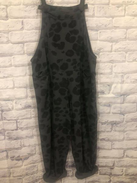 Leopard Print Dungarees