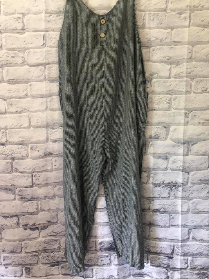 Striped Dungarees