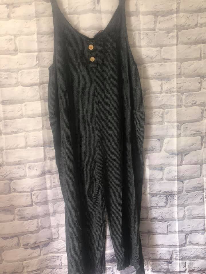 Striped Dungarees