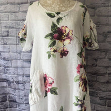 Load image into Gallery viewer, Linen Floral Print Top
