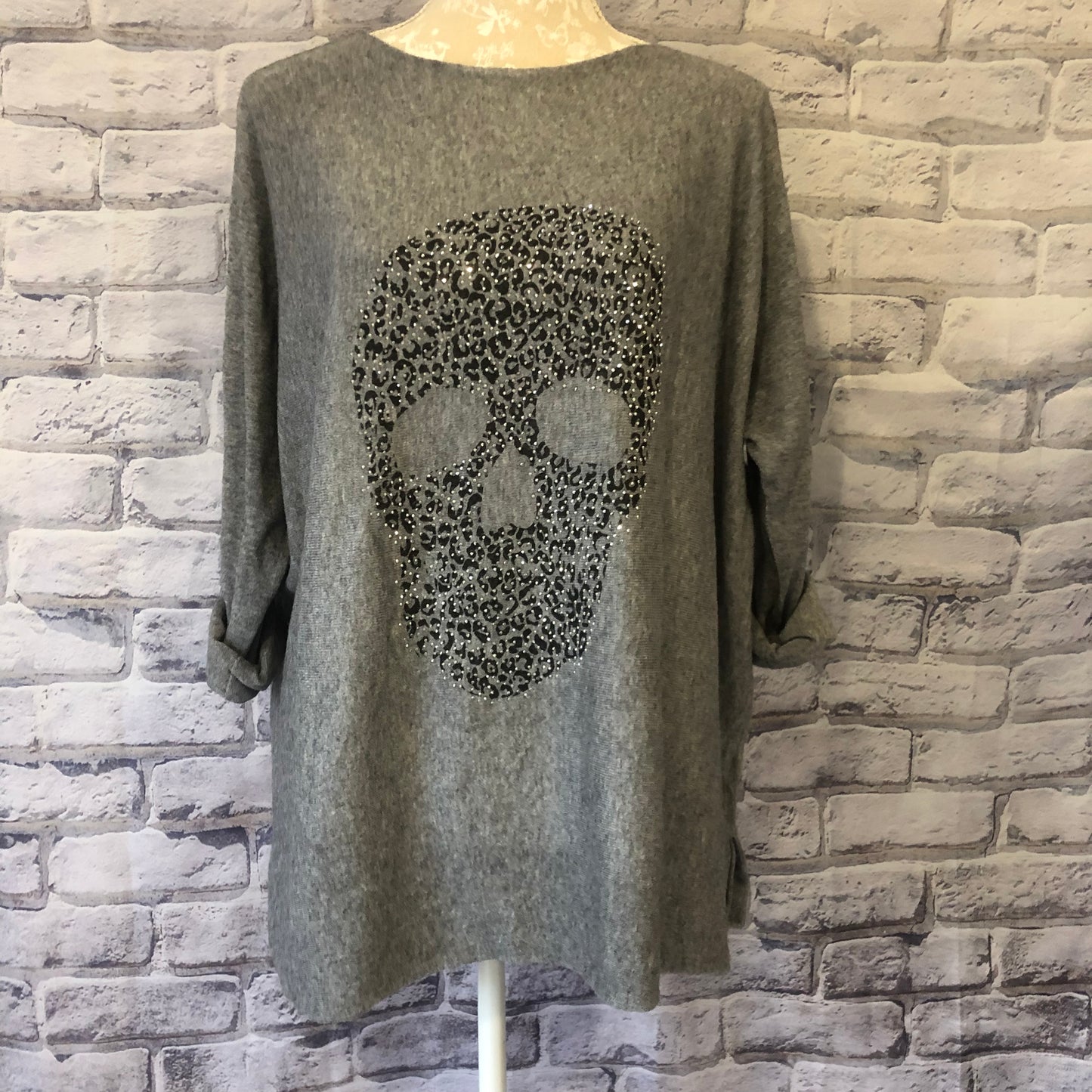Sparkle Skull Knit