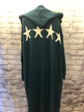 Load image into Gallery viewer, Hooded Star Back Cardigan
