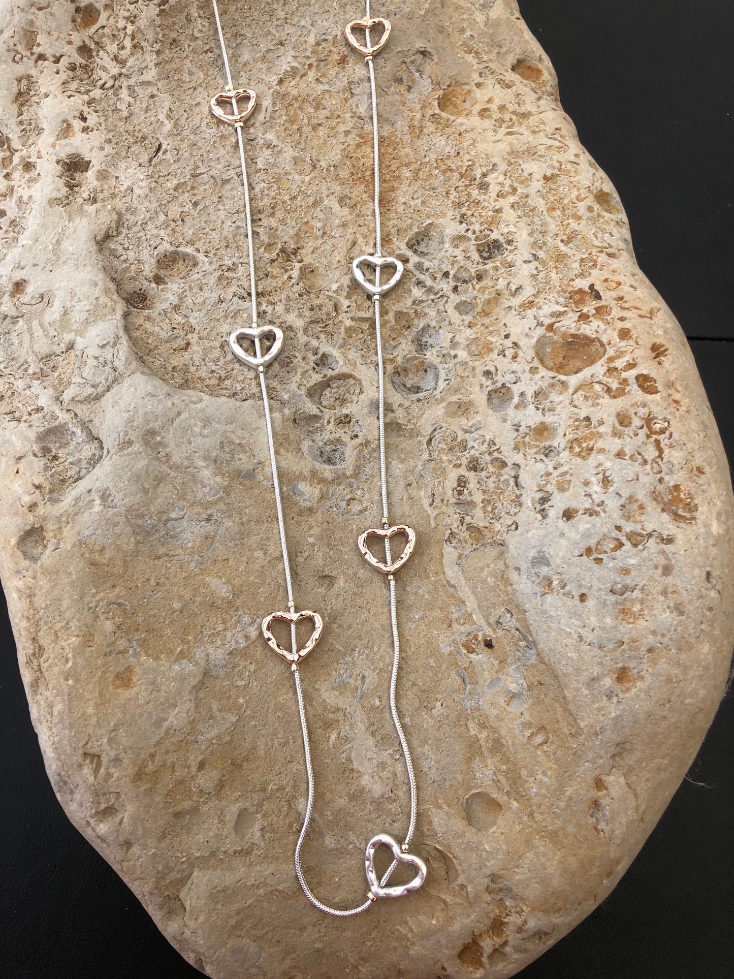 Long Heart Necklace