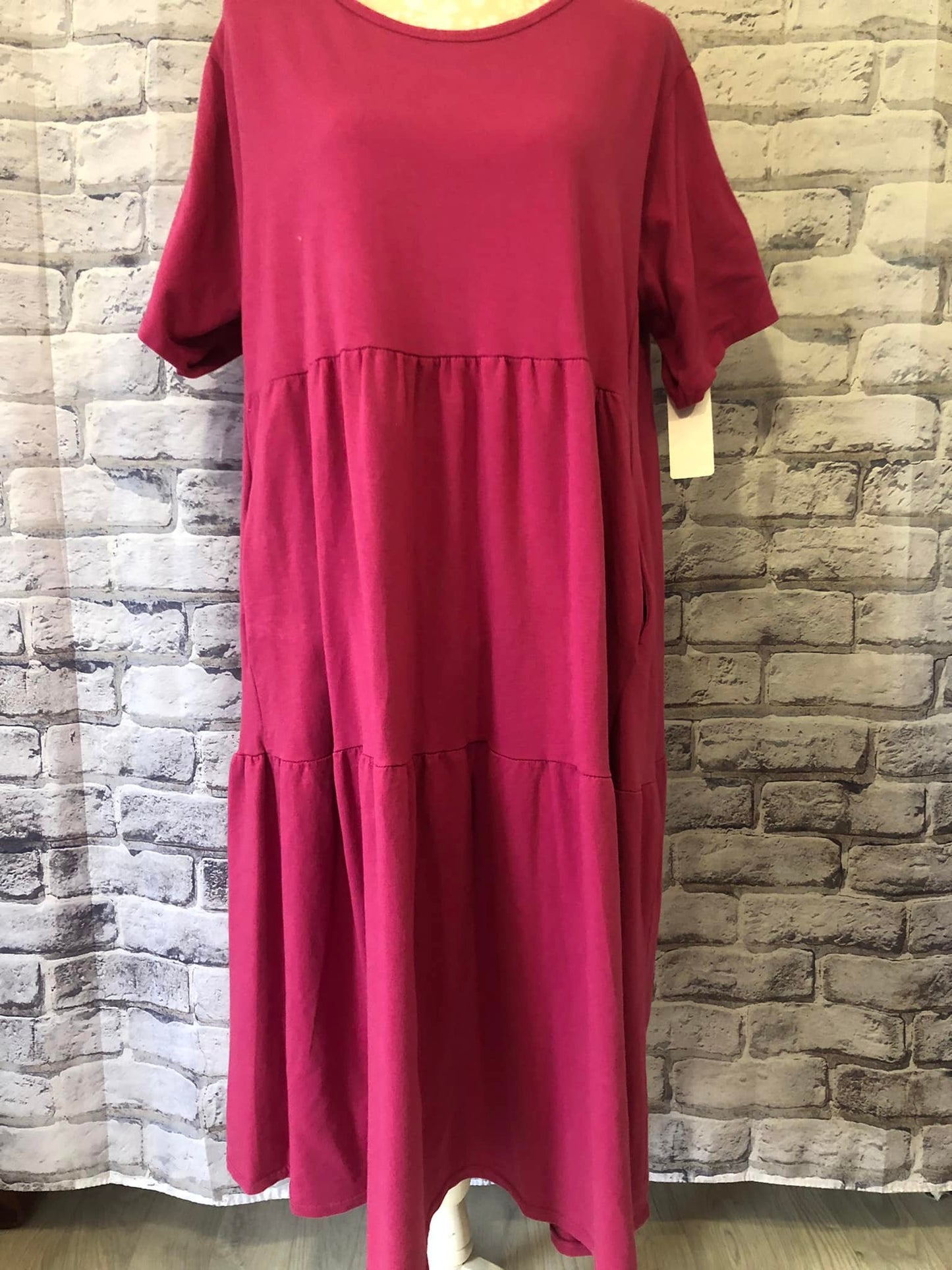 Tiered Midi Length Dress
