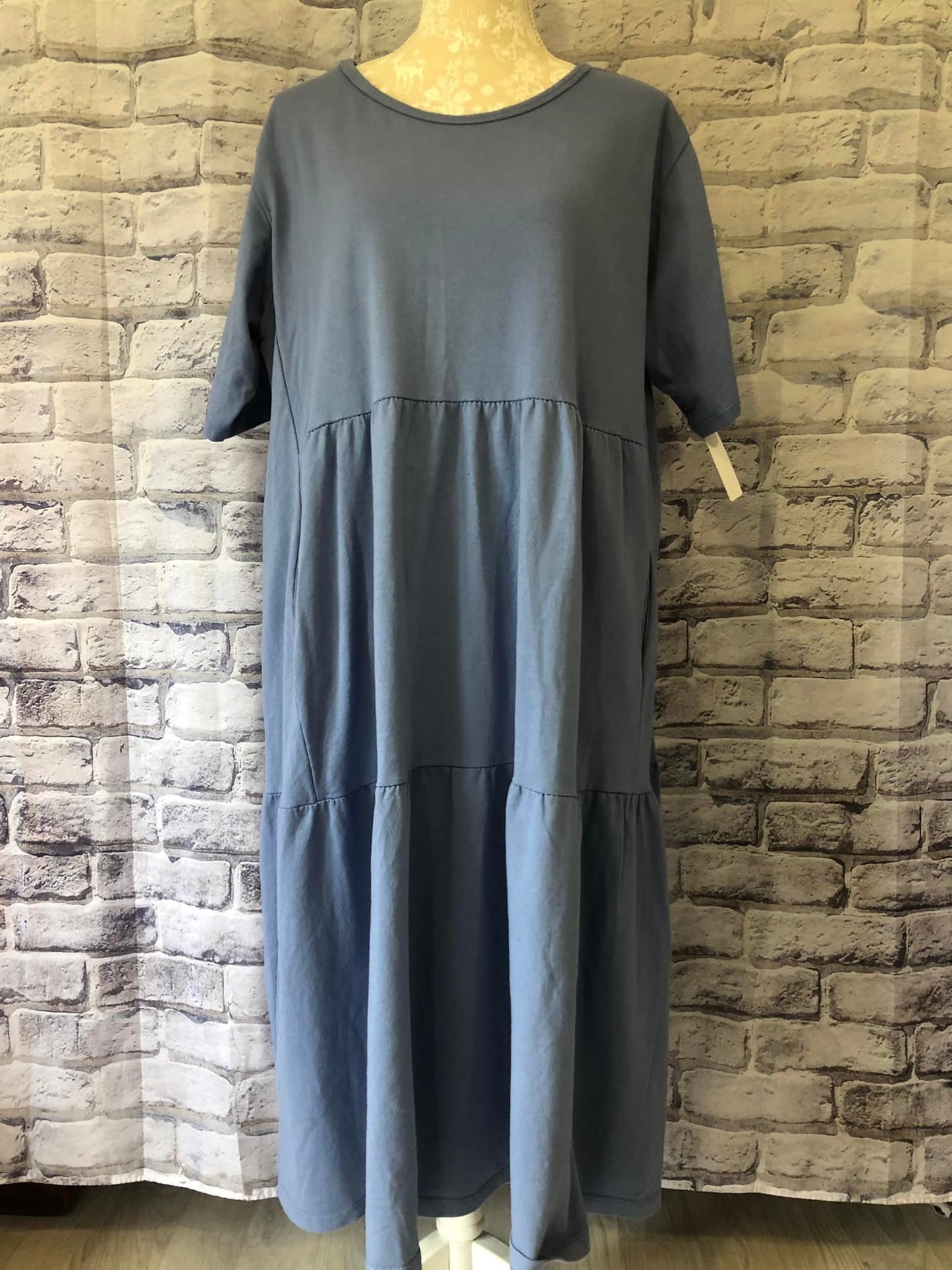 Tiered Midi Length Dress