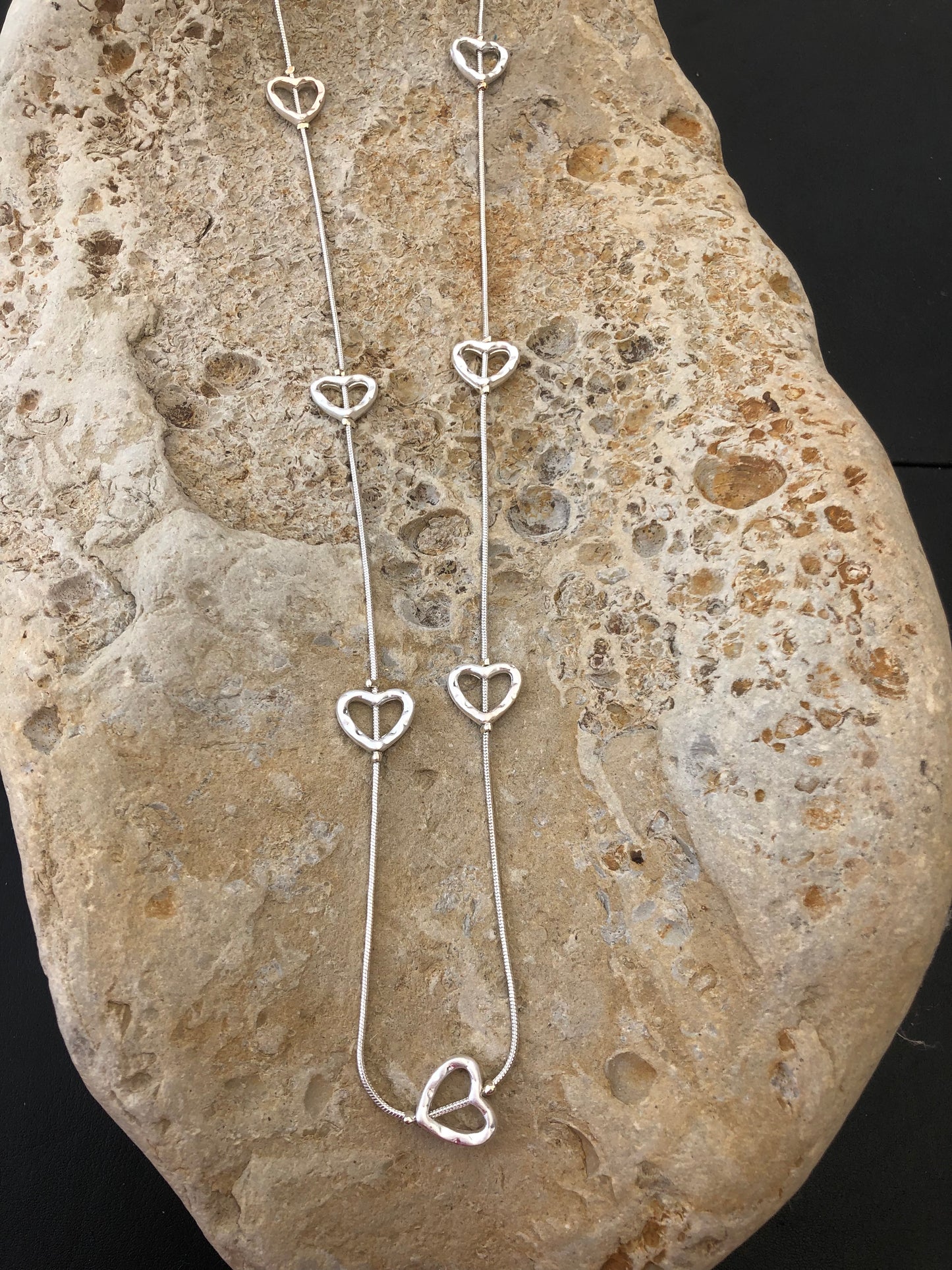 Long Heart Necklace