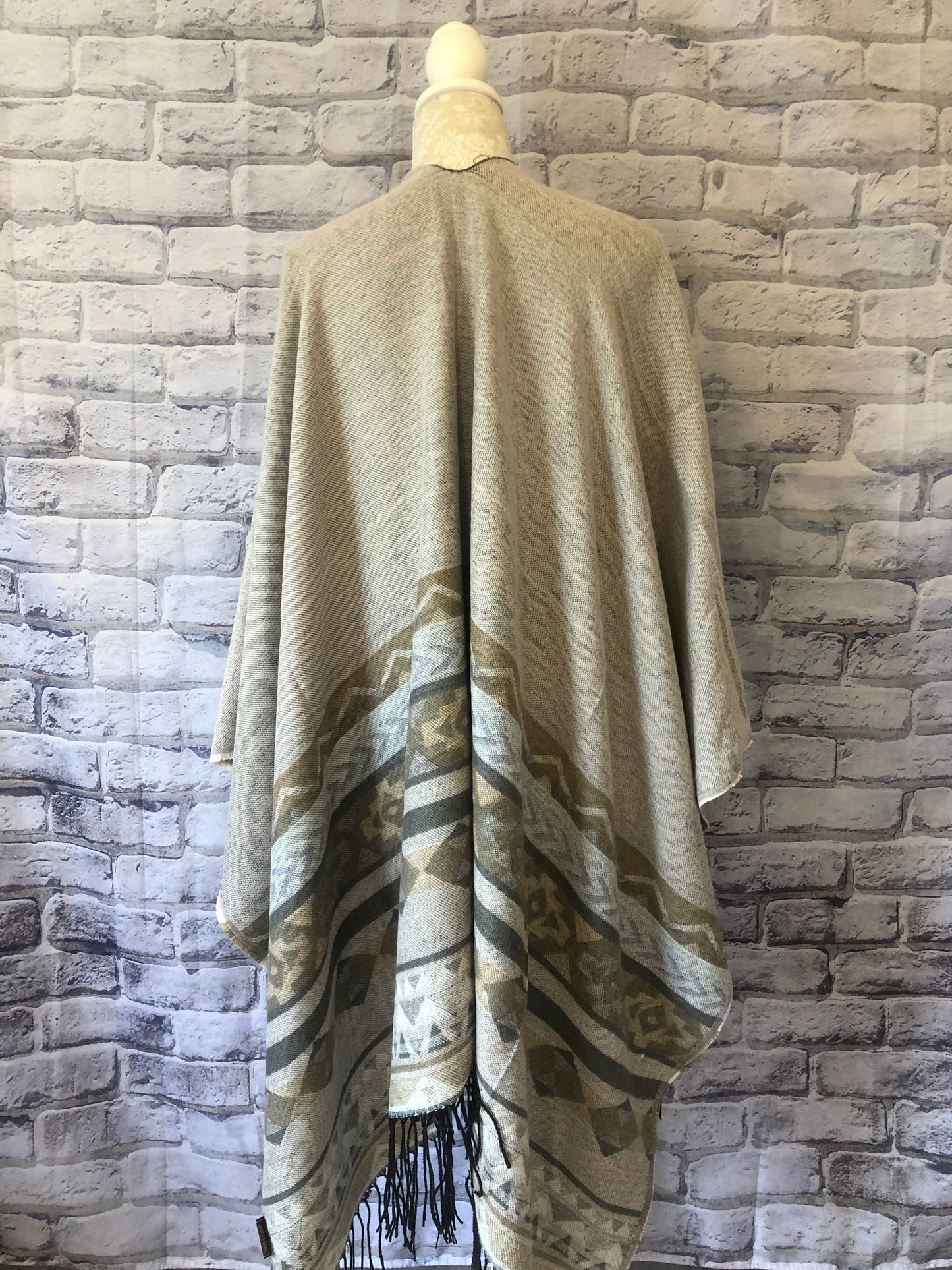 Aztec Design Shawl Wrap