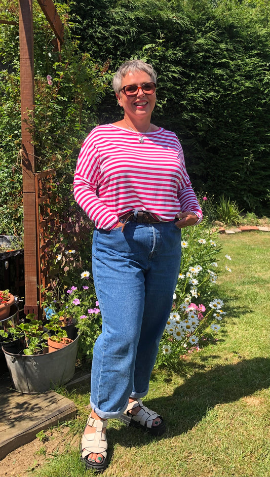 Long Sleeved Striped T Shirt