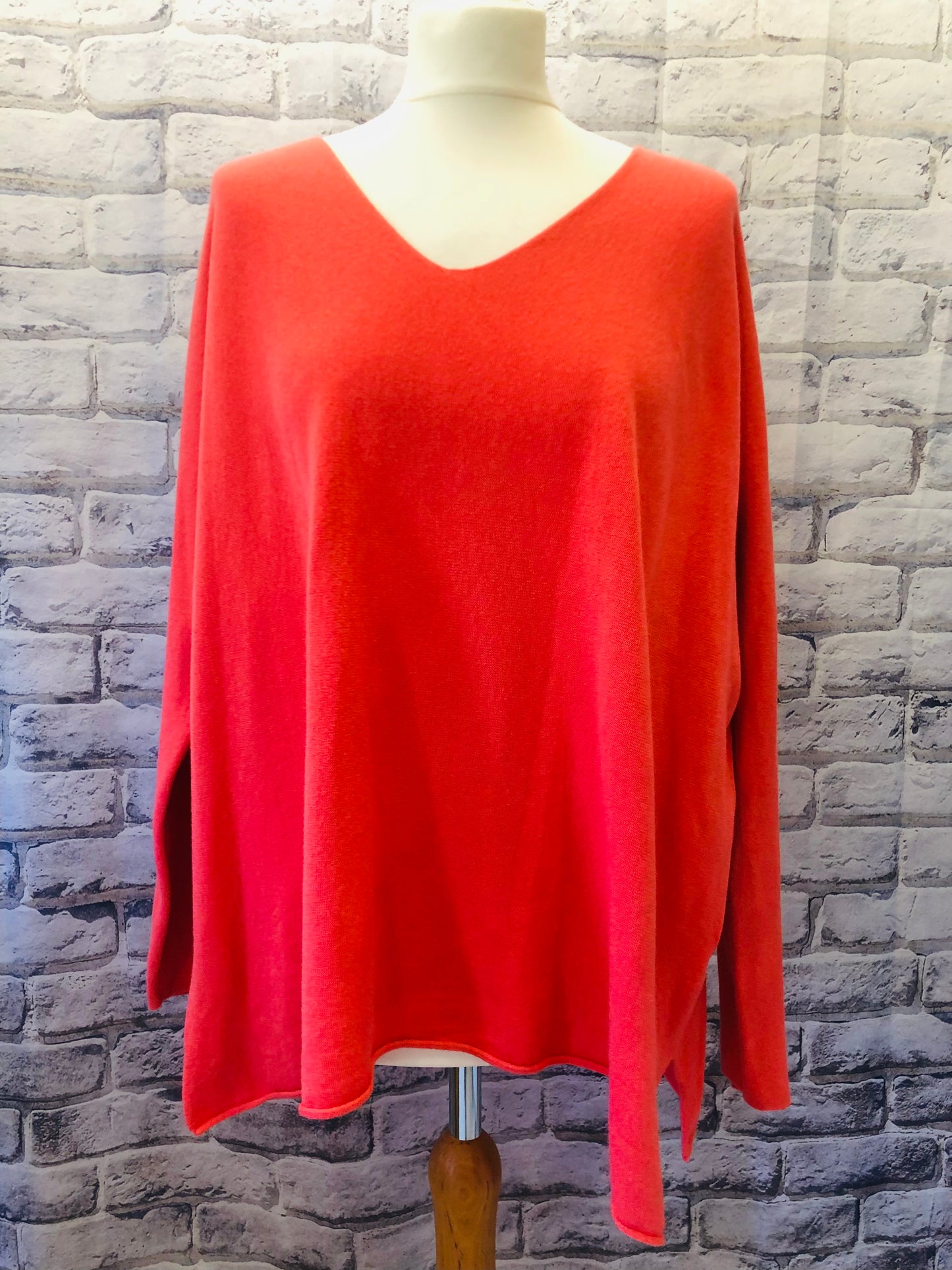 Cashmere Mix V Neck