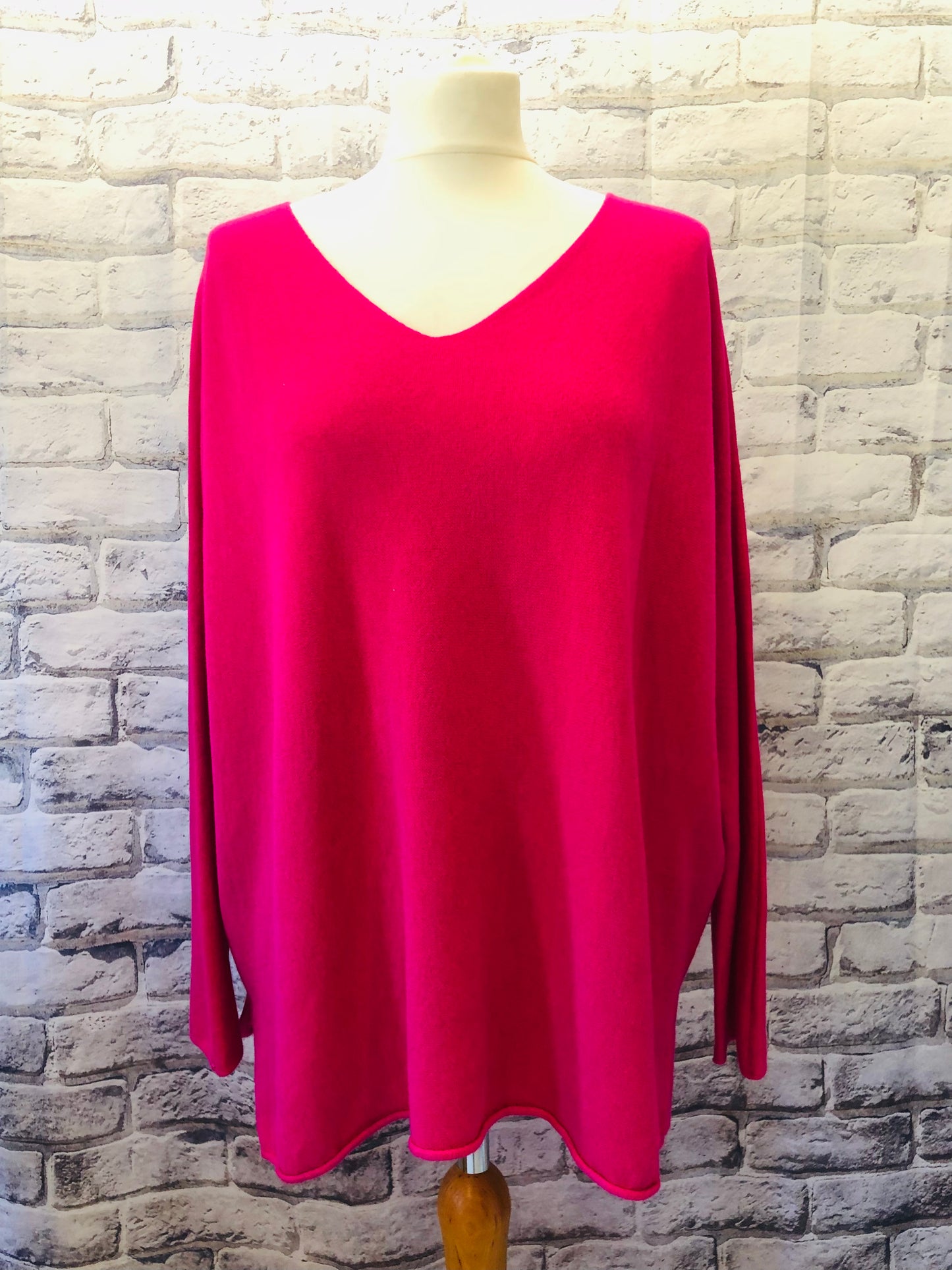 Cashmere Mix V Neck