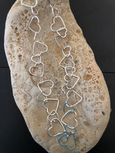 Load image into Gallery viewer, Long Heart Chain Necklace
