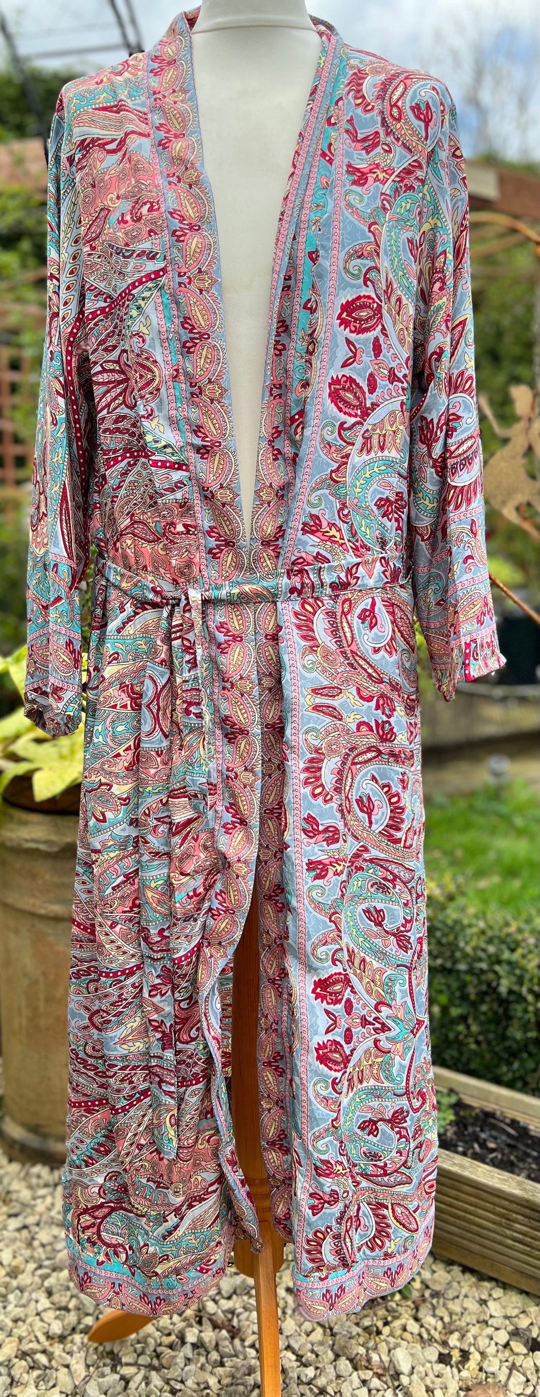 Full Length Silk Kimono