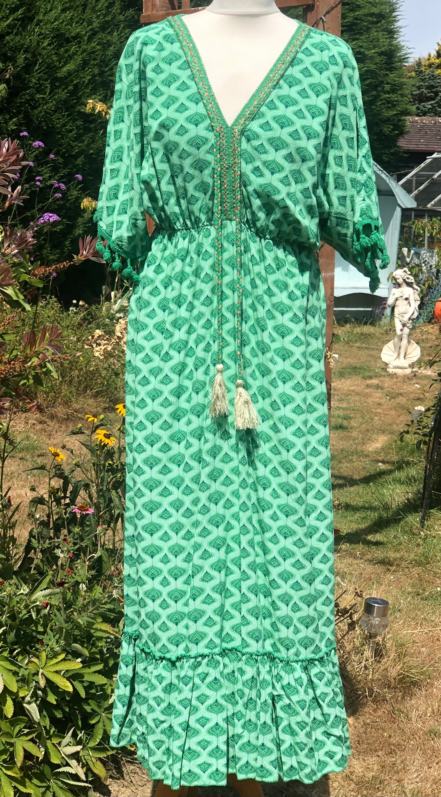 Tassel Trim Dress