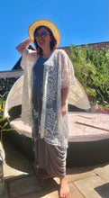 Load image into Gallery viewer, Lace Kaftan Inspired Jacket
