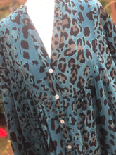 Load image into Gallery viewer, Button Down Leopard Print Dress
