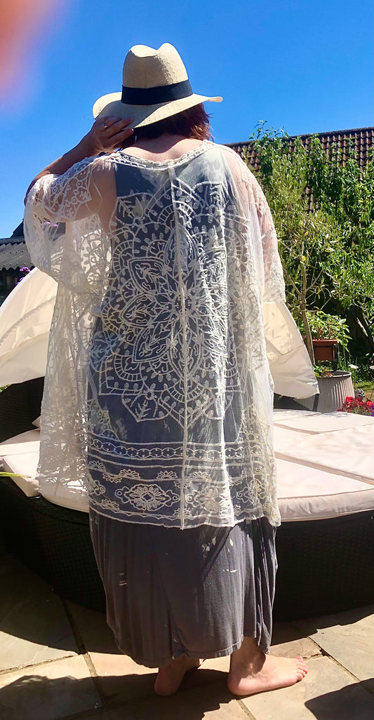 Lace Kaftan Inspired Jacket