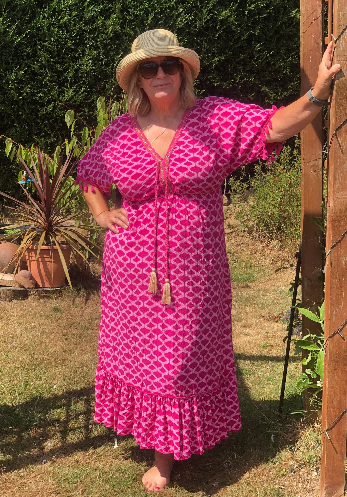Tassel Trim Dress